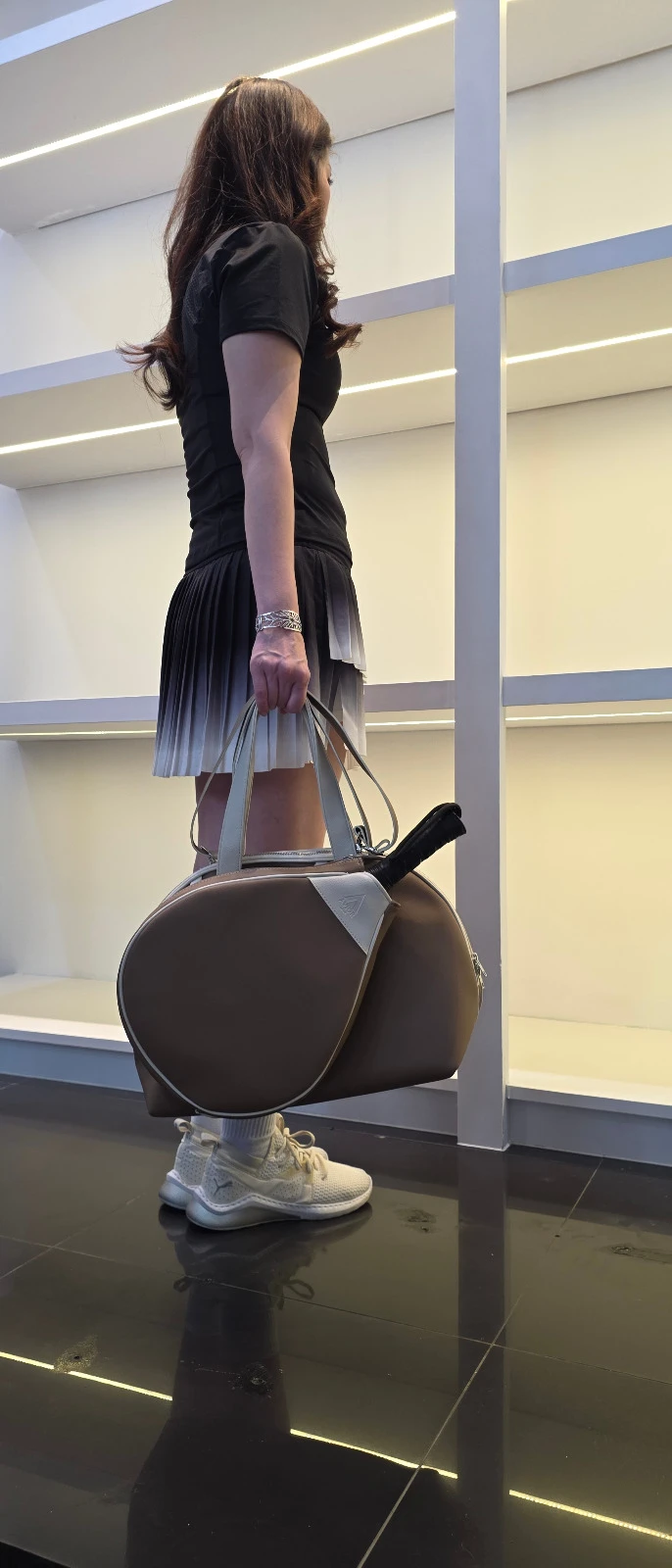 Avior Active Madrid Leather Brown Padel Bag