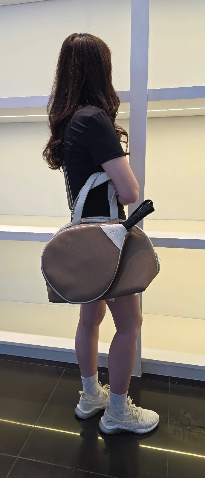 Avior Active Madrid Leather Brown Padel Bag