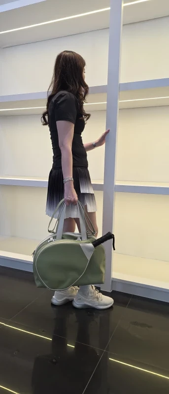 Avior Active Madrid Leather Green Padel Bag