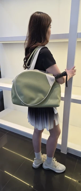 Avior Active Madrid Leather Green Padel Bag