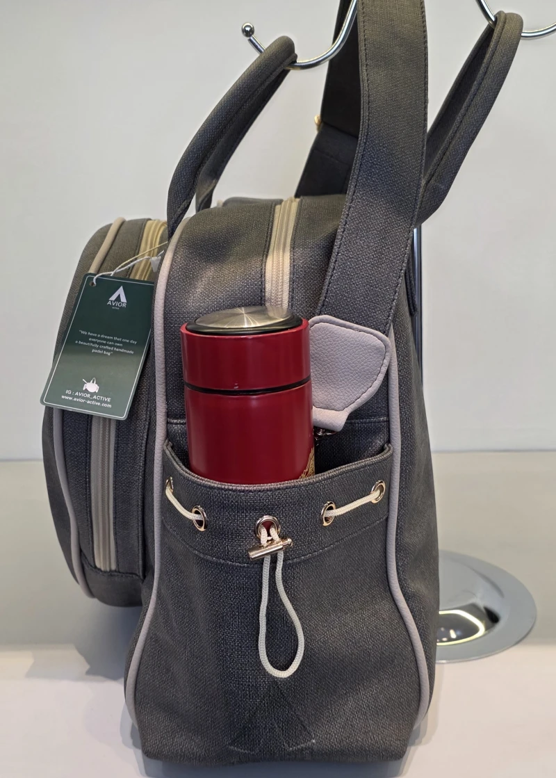 Avior Active Milan Leather Blue Padel Bag