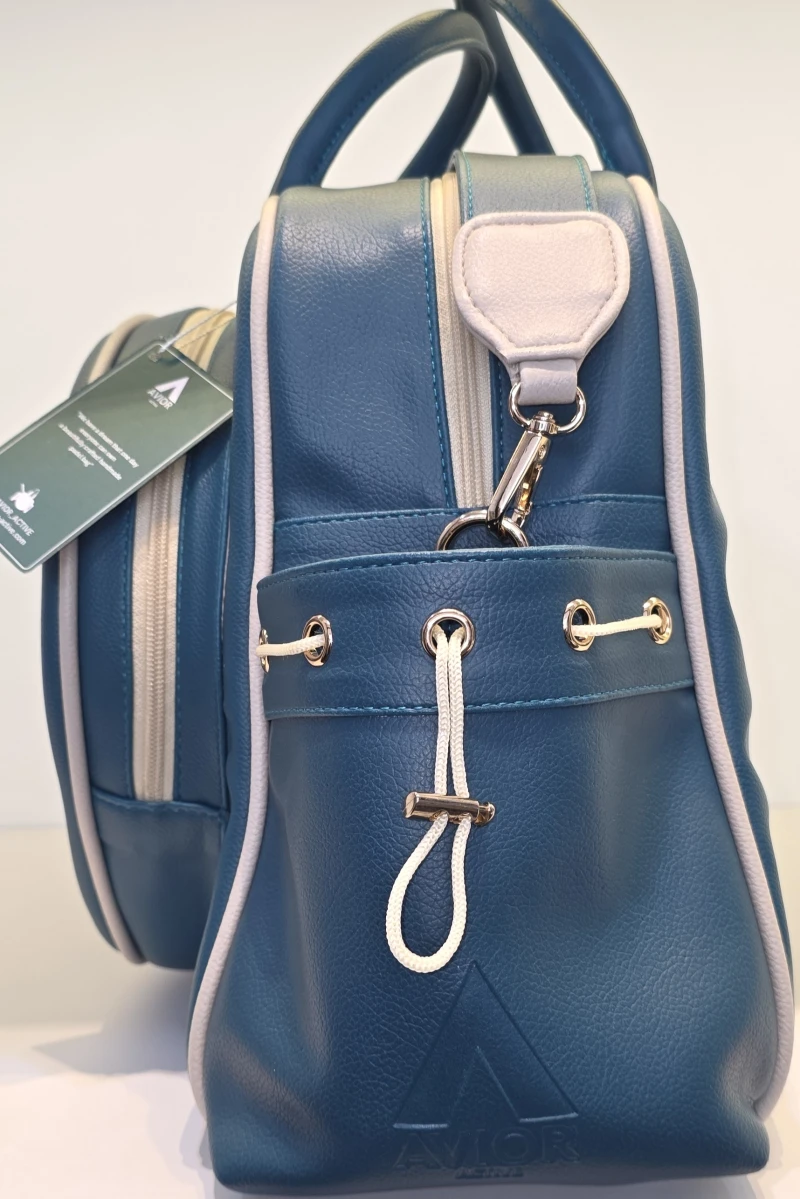 Avior Active Milan Leather Blue Padel Bag