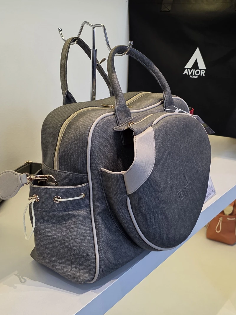 Avior Active Milan Leather Grey Padel Bag