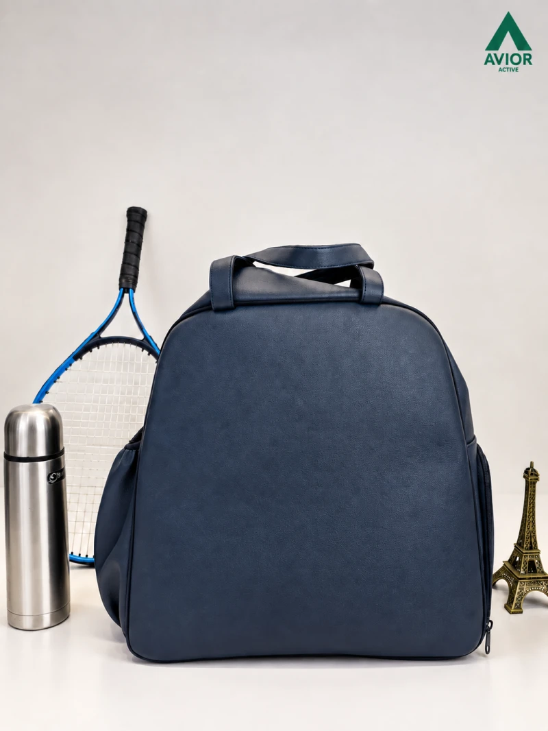 Avior Active New York Leather Cobalt Padel Bag
