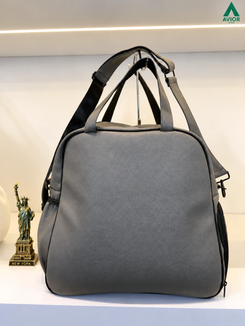 Avior Active New York Leather Taupe Padel Bag