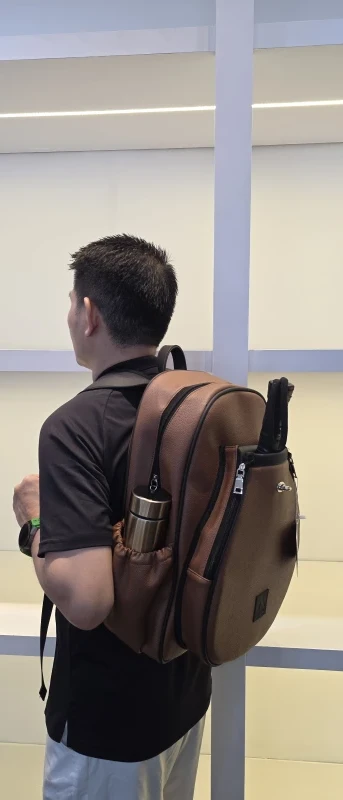 Avior Active Rome Leather Brown Padel Bag